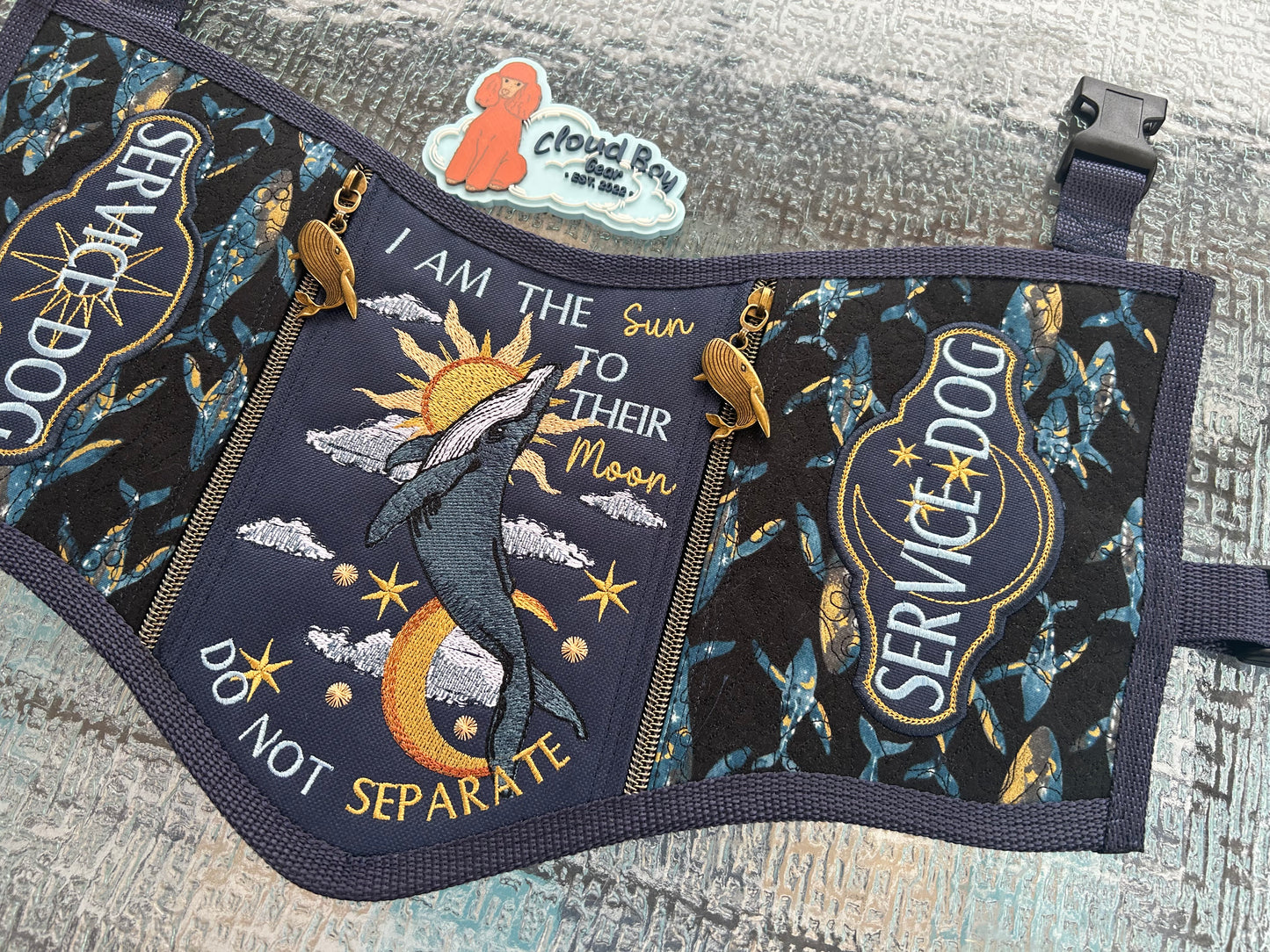 🐋☁️ cloud whale - 16” convertible 🌝🌞