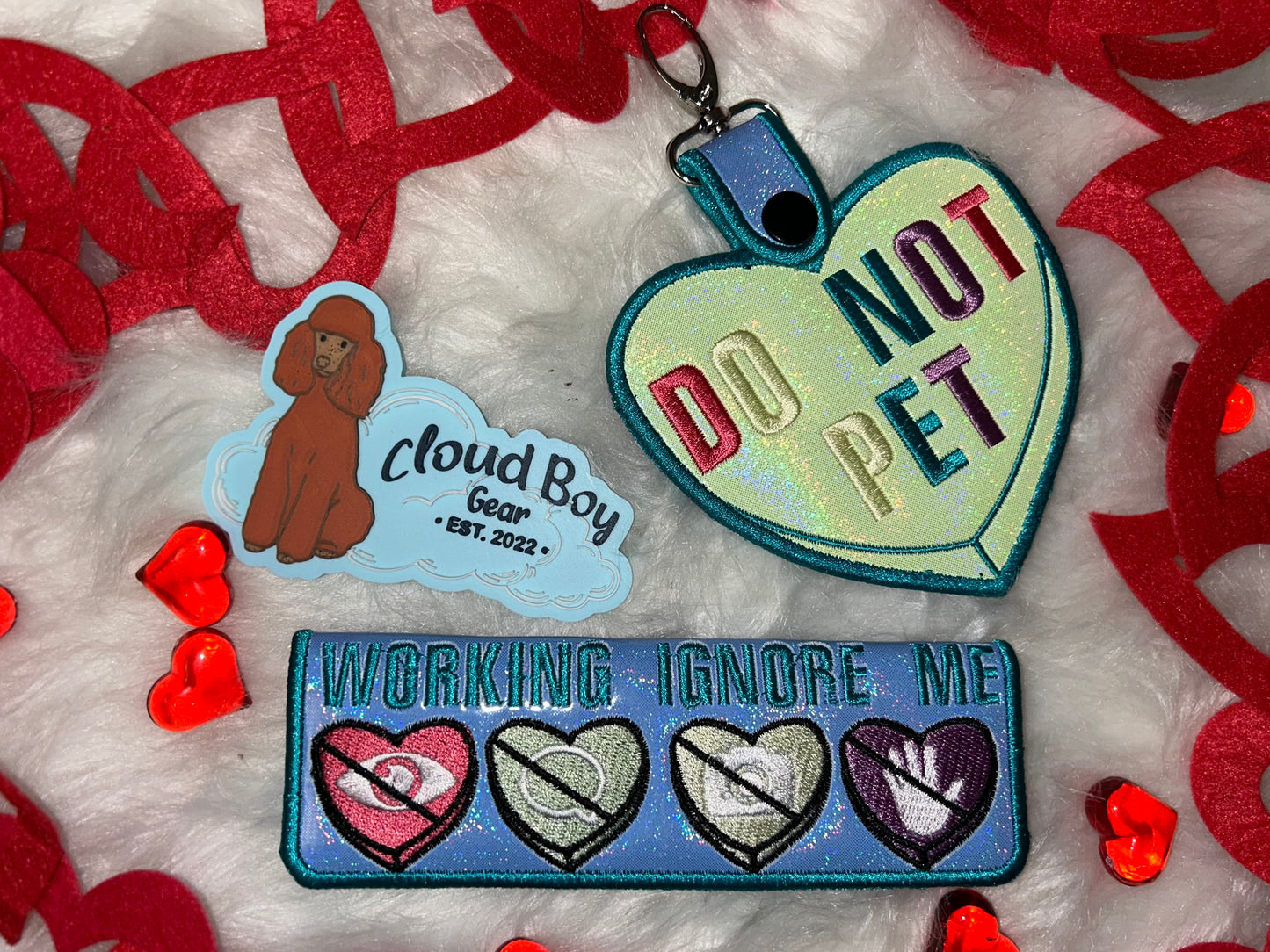 🐮💙Candy Hearts 16” Convertible + Patch Set + Accessories