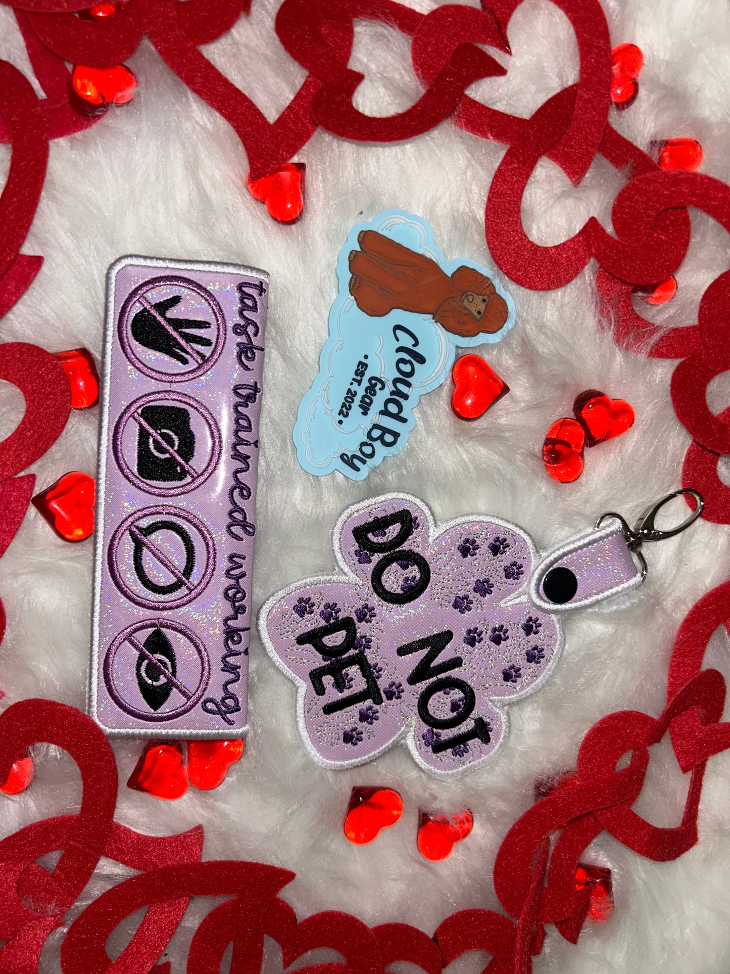 ππ Paw Bow 10β Vest + Patch Set + Accessories