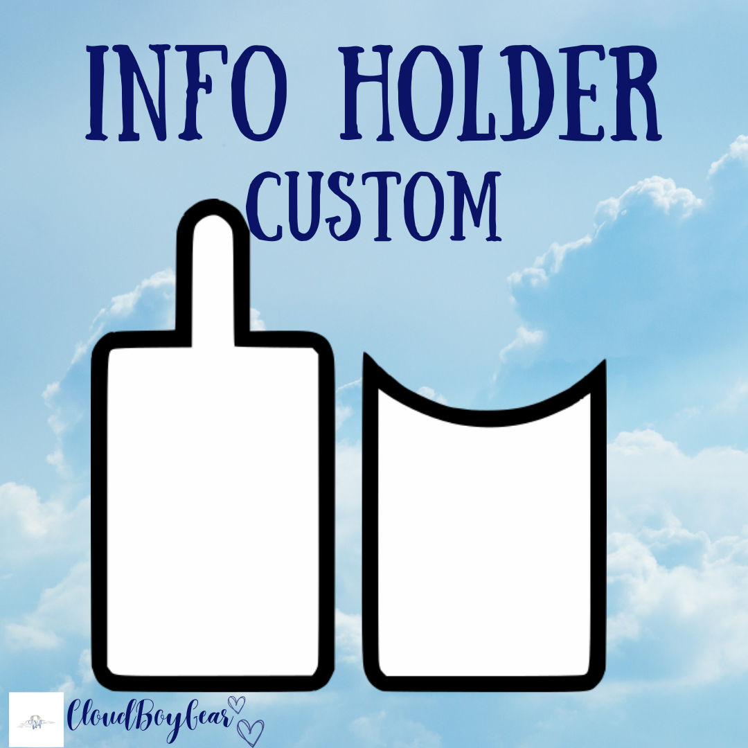 custom info holder