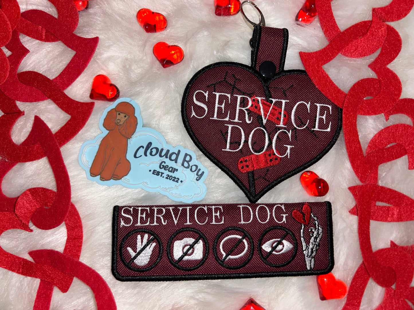 ❤️🖤 Broken Heart 14” Convertible + Patch Set + Accessories