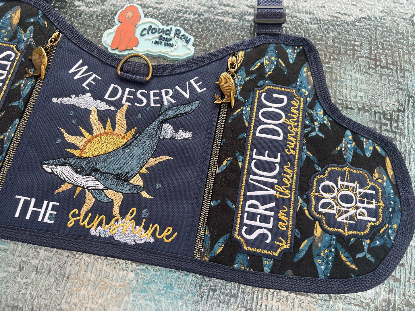 🐋🌞 sunshine whale - 20” y front🌞🐋