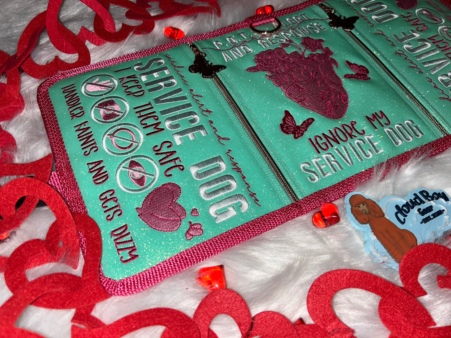 🫀💚 POTS 18” Convertible + OneTigris Patch Set + Leash Wrap