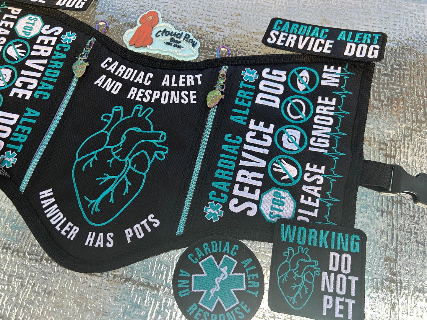 🩵🫀 black and teal pots set 🎗️⚕️