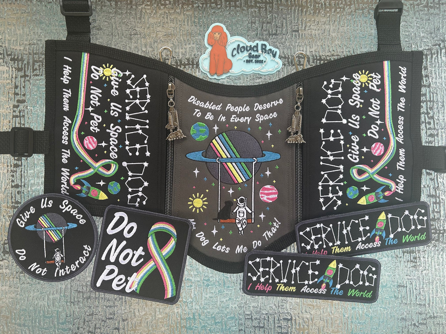 ♿️🚀 space disability pride set 🪐♿️