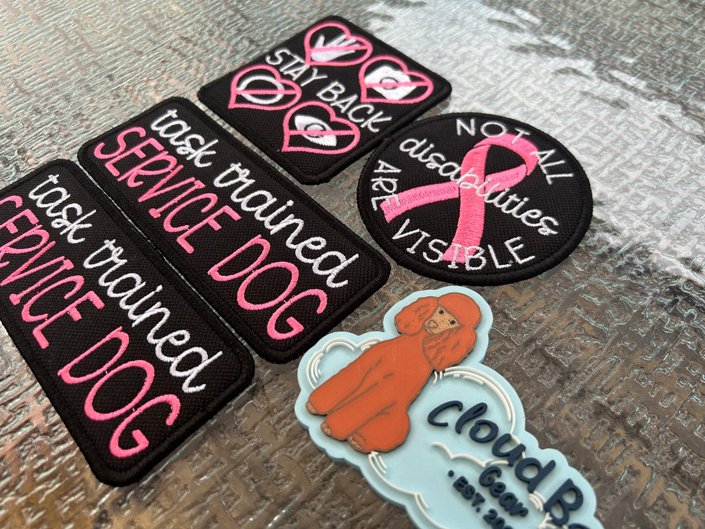 💗🐾 hot pink - patch sets