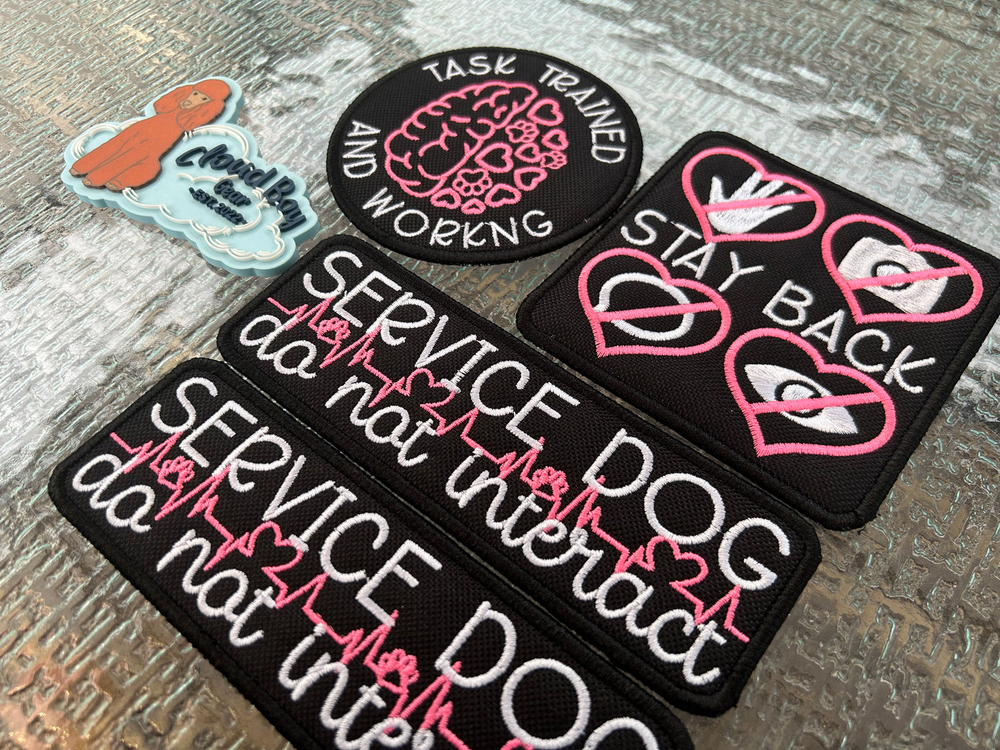 💗🐾 hot pink - patch sets