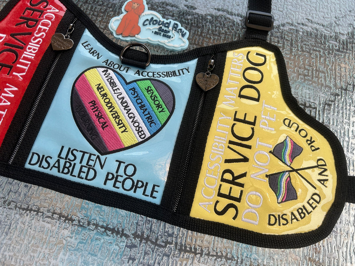 ♿️🥄disability pride flag set 🎗️⚕️