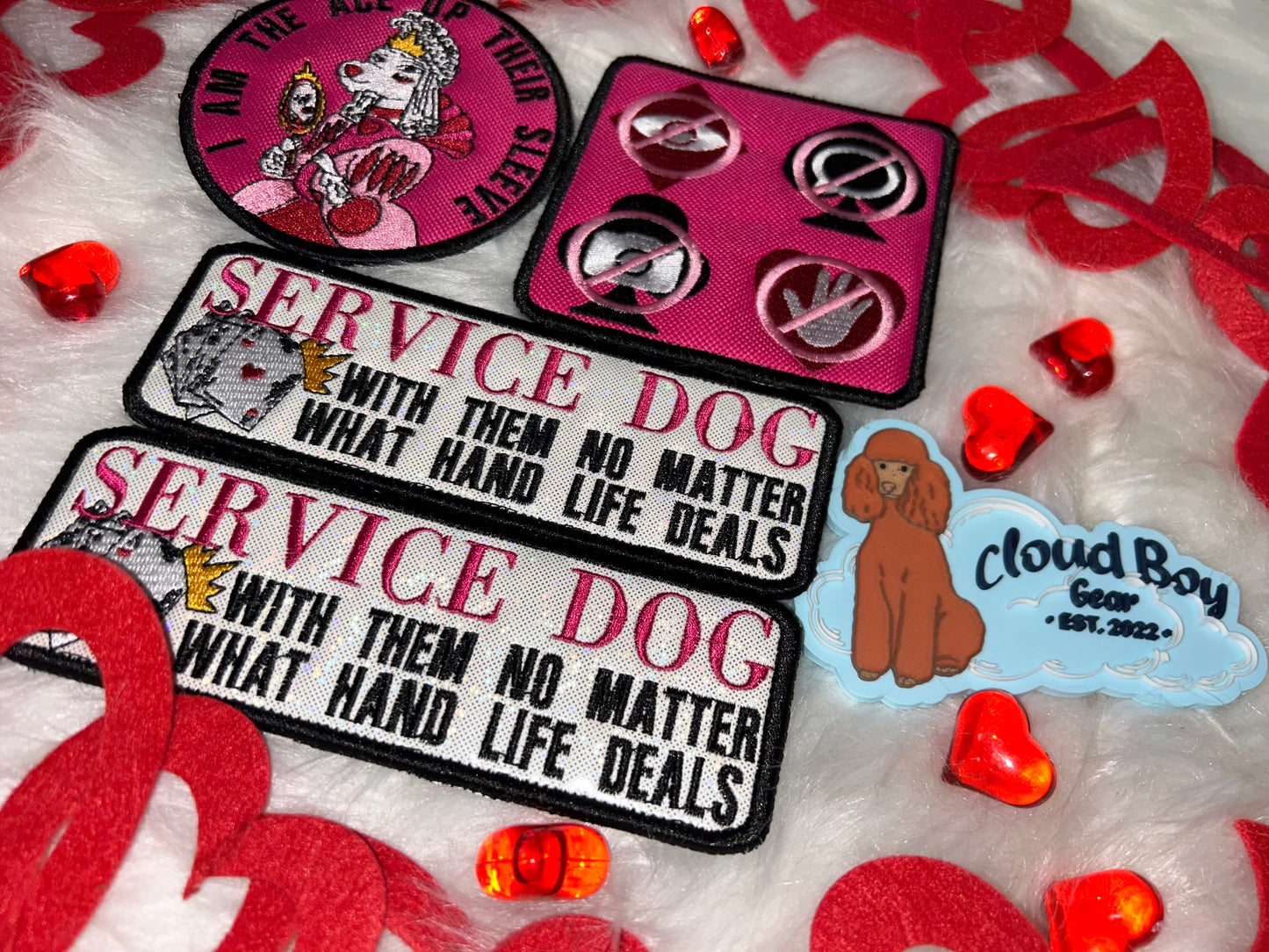 🃏💗 Queen of Hearts 18” Convertible + Patch Set + Accessories