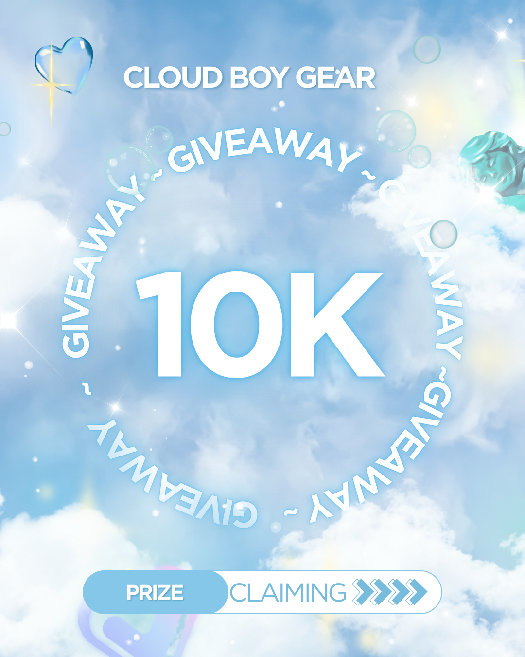 10k Giveaway Prize Claiming