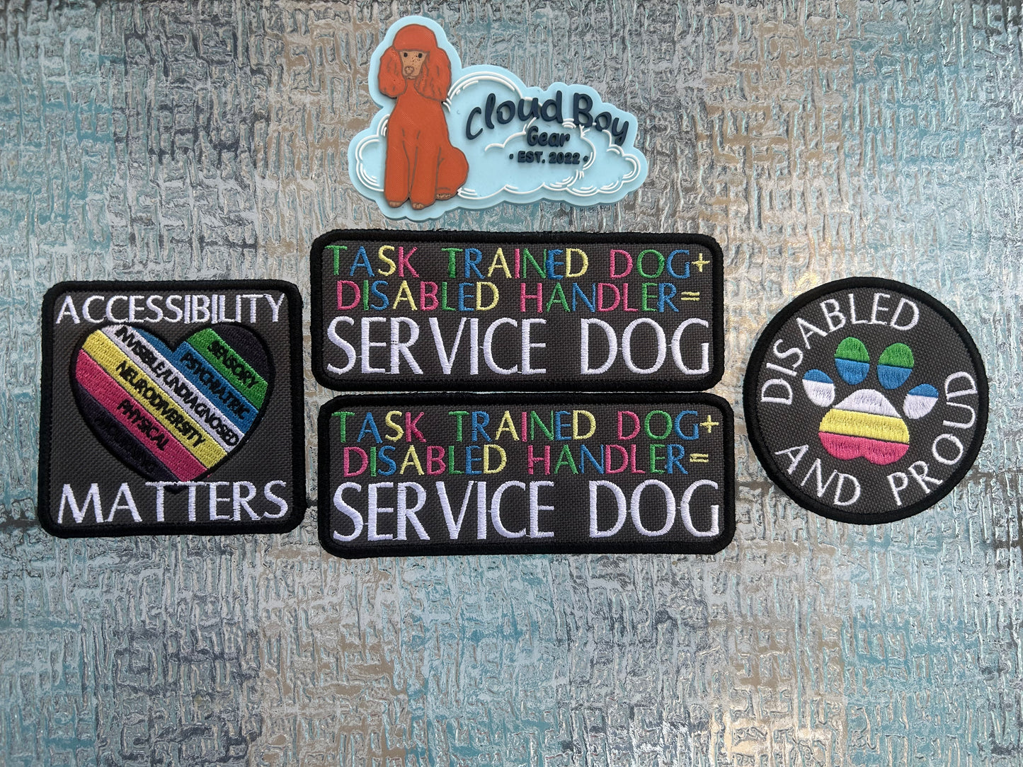 ♿️🥄disability pride flag set 🎗️⚕️