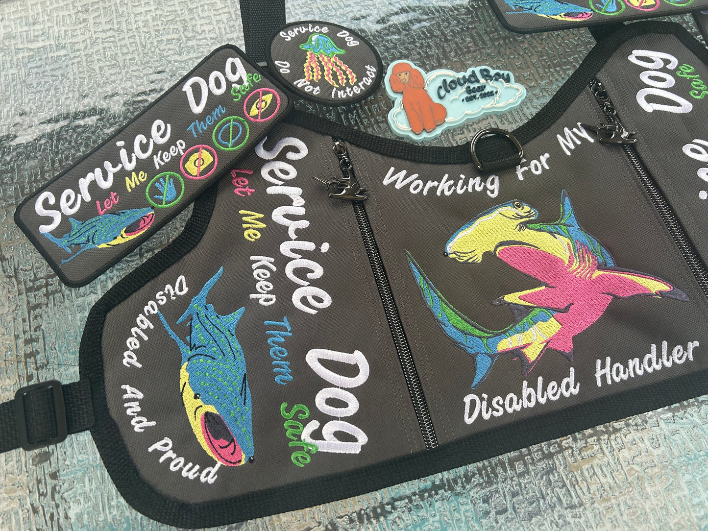 ♿️🦈 disability pride shark set 🐋♿️