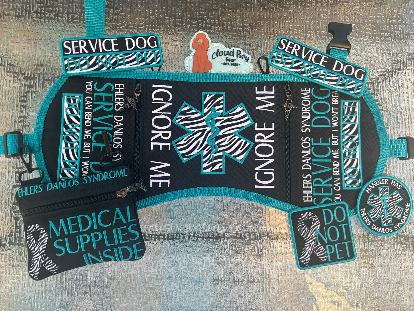 🦓🩵 teal EDS set⚕️🦓