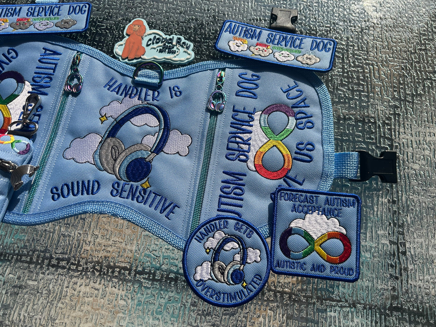 ☁️♾️ autism headphone set 🌈🎧