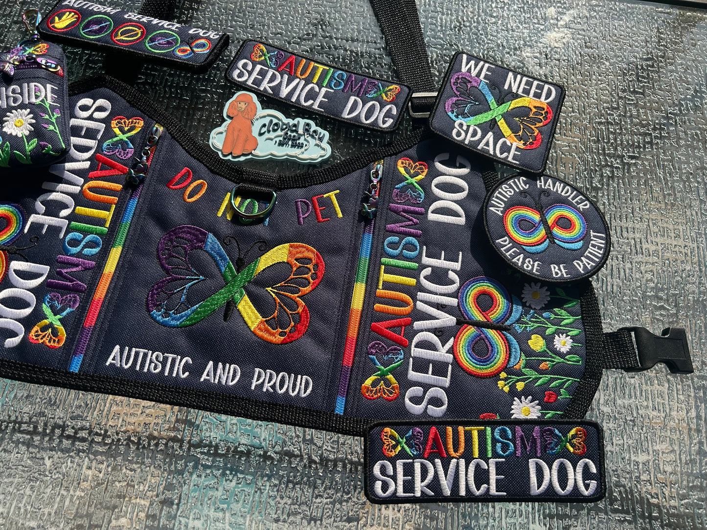 ♾️🌈 rainbow butterfly autism set 🦋♾️