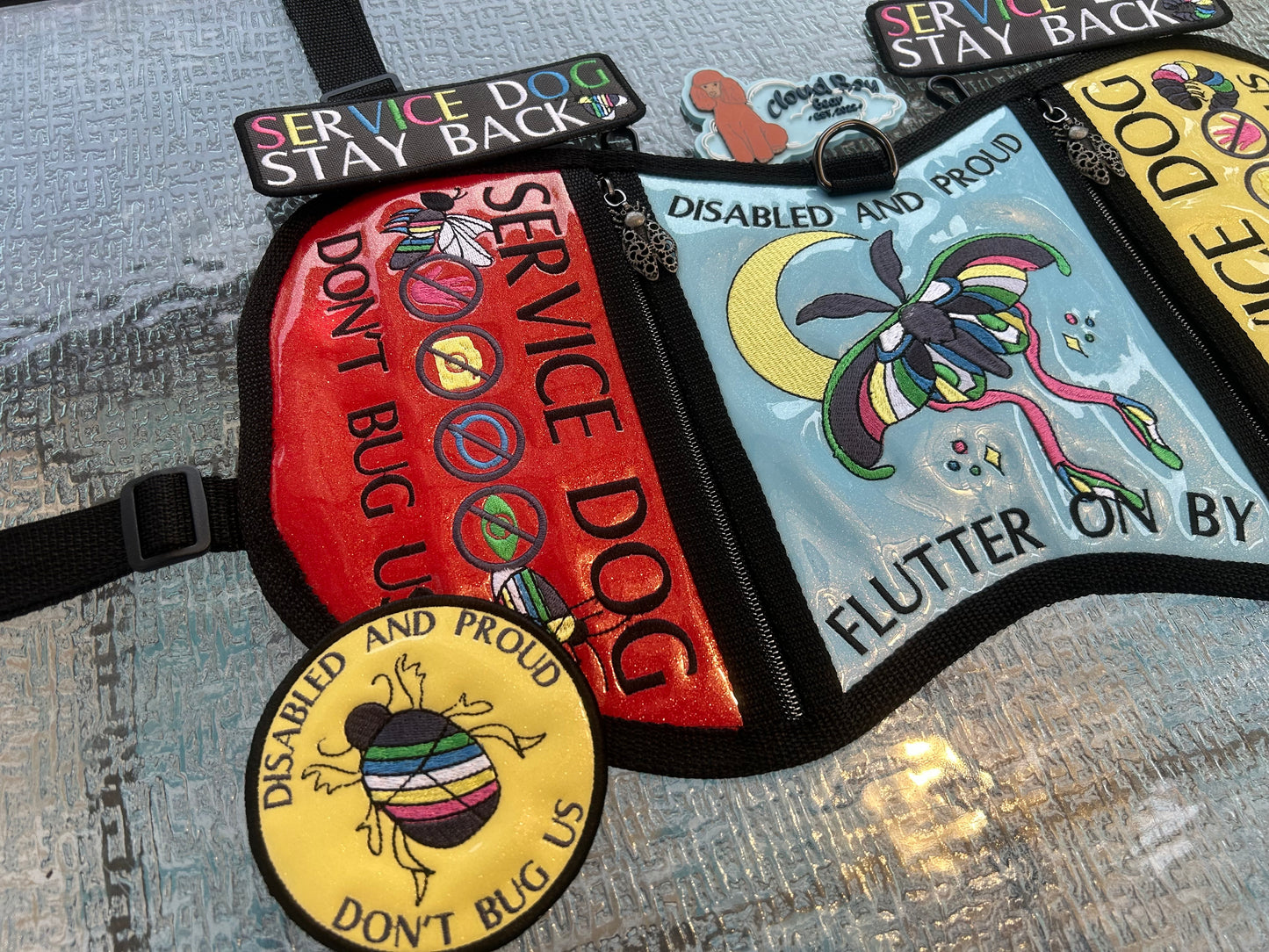 🐝♿️ insect disability pride set 🐞♿️