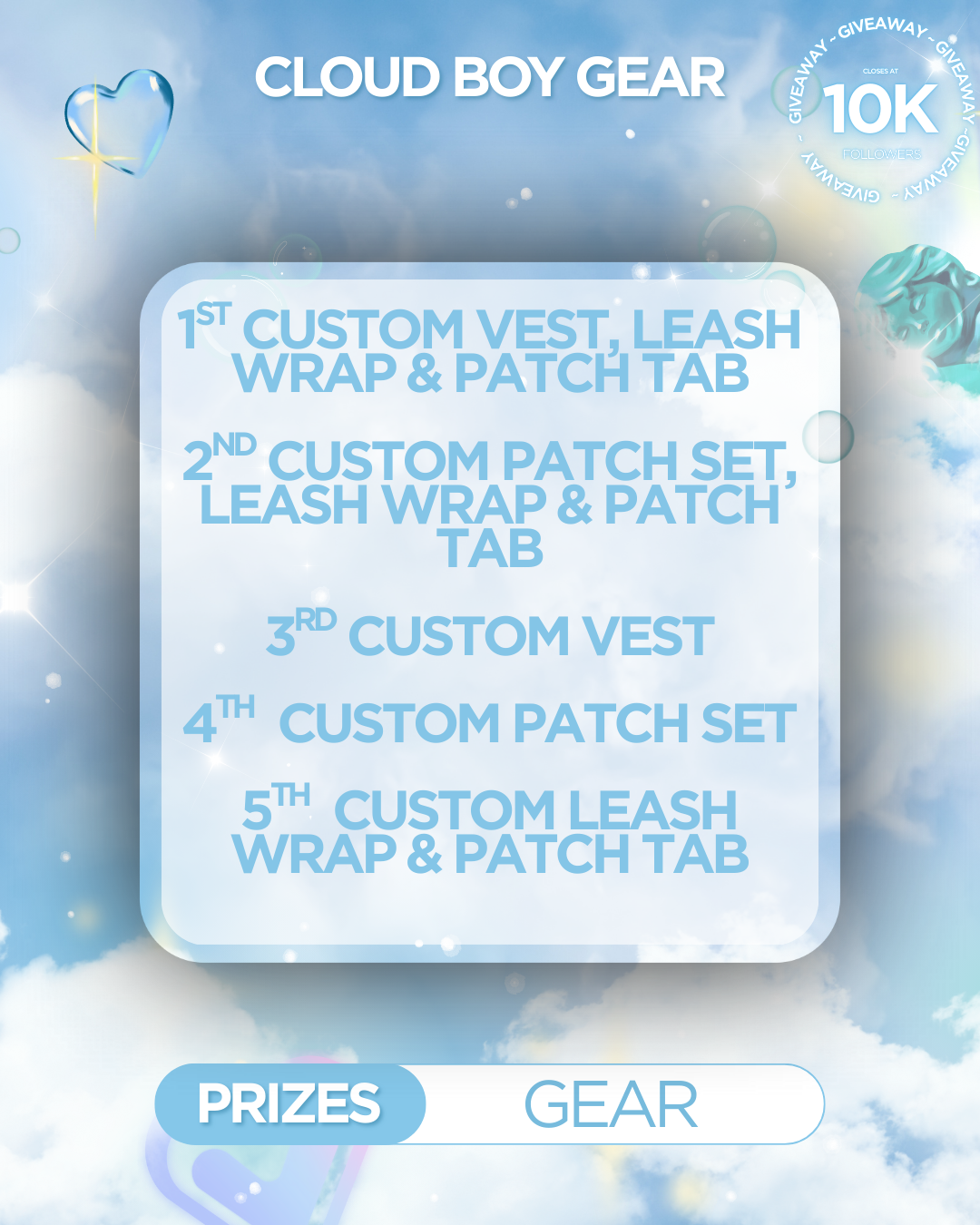 10k Giveaway Prize Claiming