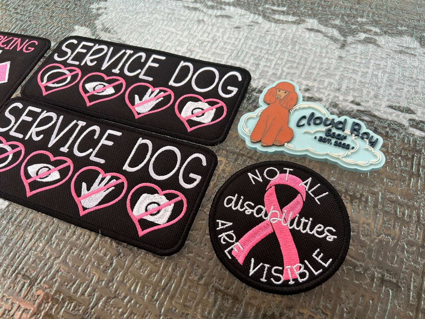 💗🐾 hot pink - patch sets