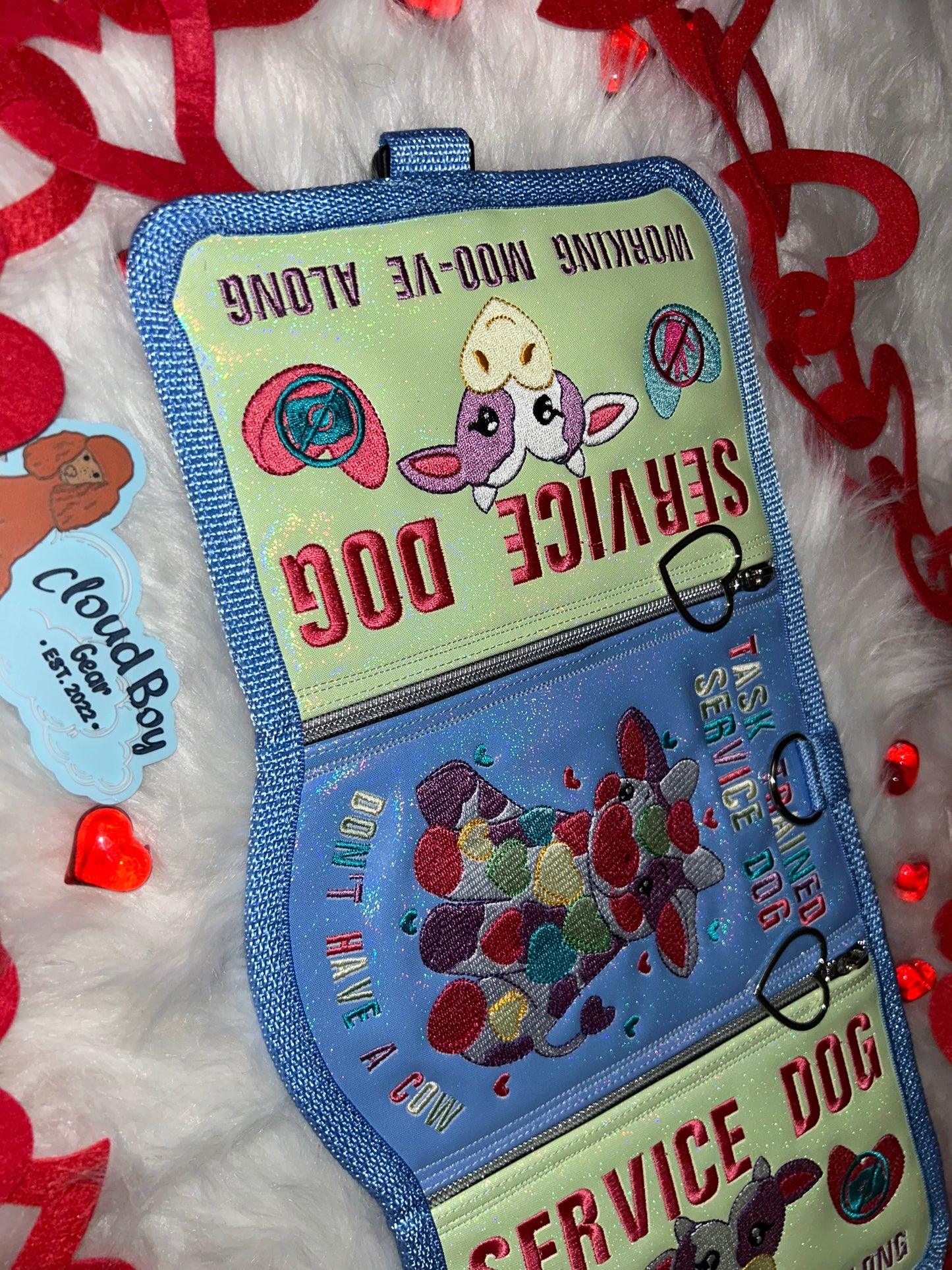 🐮💙Candy Hearts 16” Convertible + Patch Set + Accessories