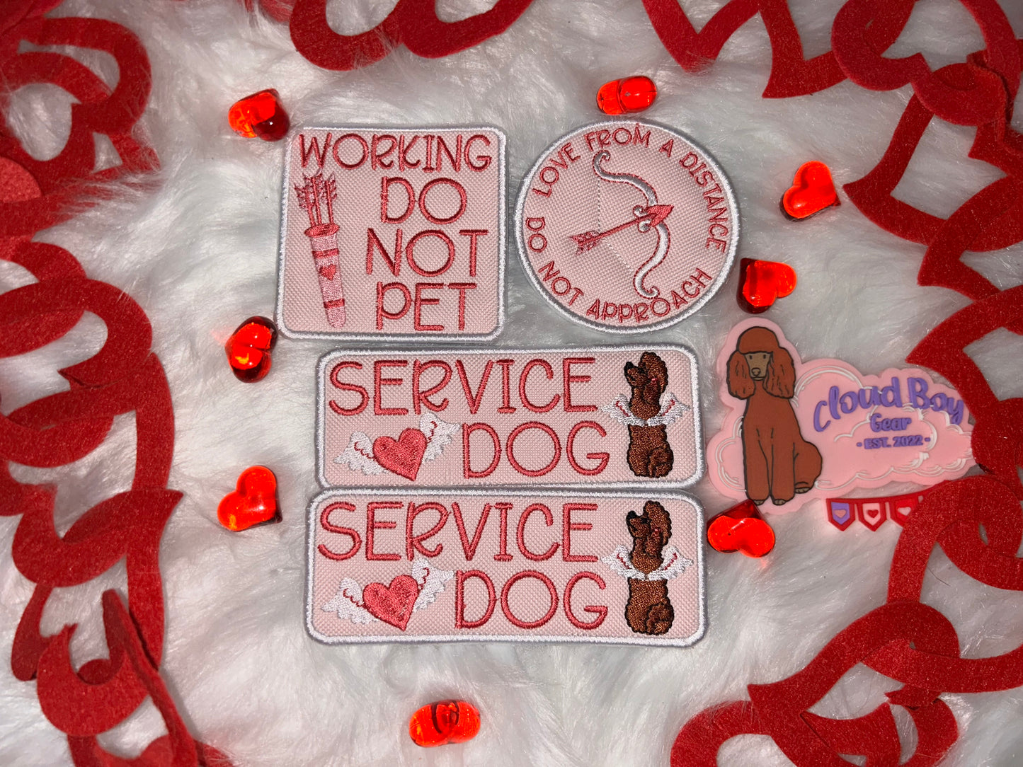 💗🐾 Cupid 12” Vest + Patch Set + Accessories