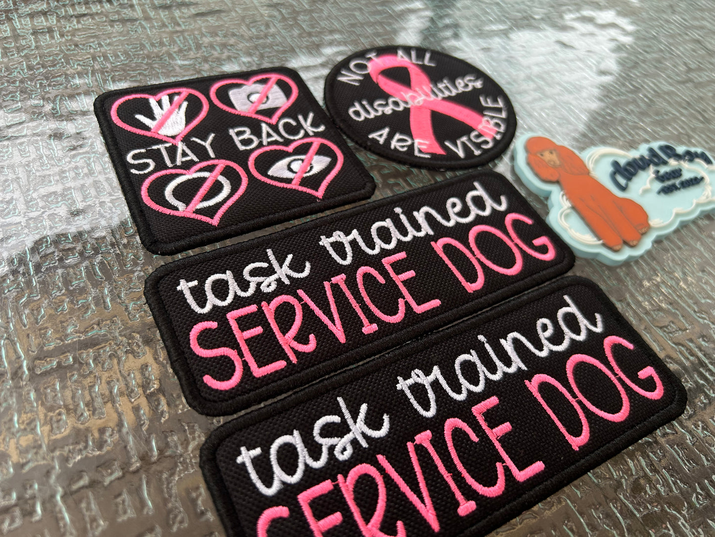 💗🐾 hot pink - patch sets