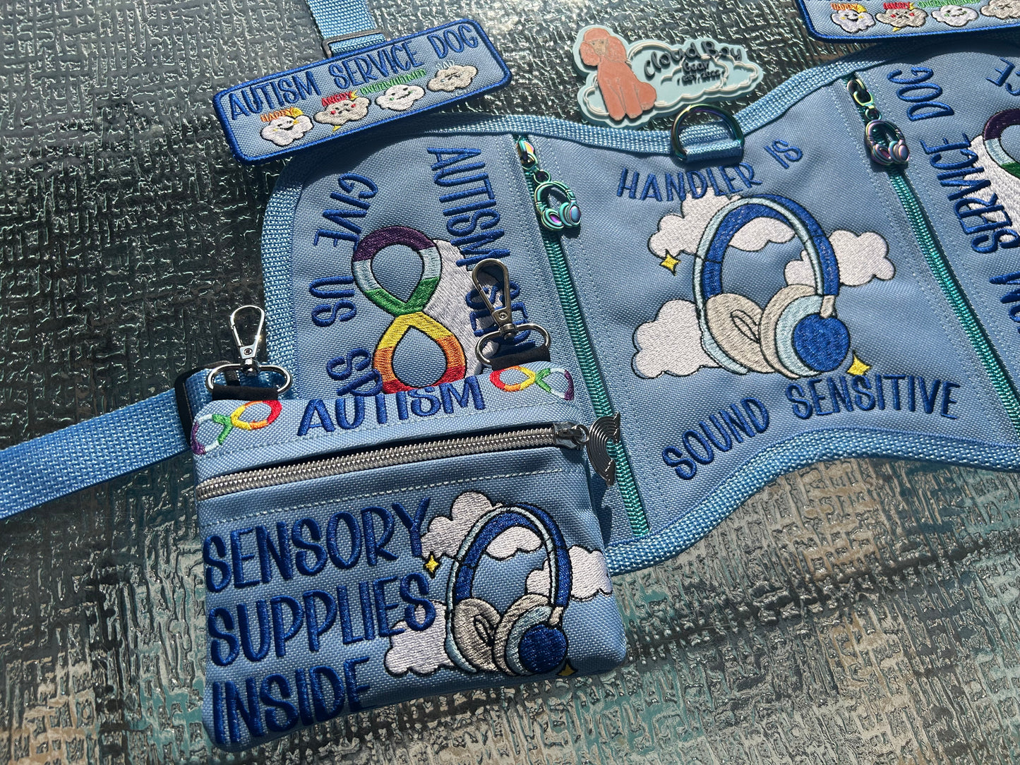 ☁️♾️ autism headphone set 🌈🎧
