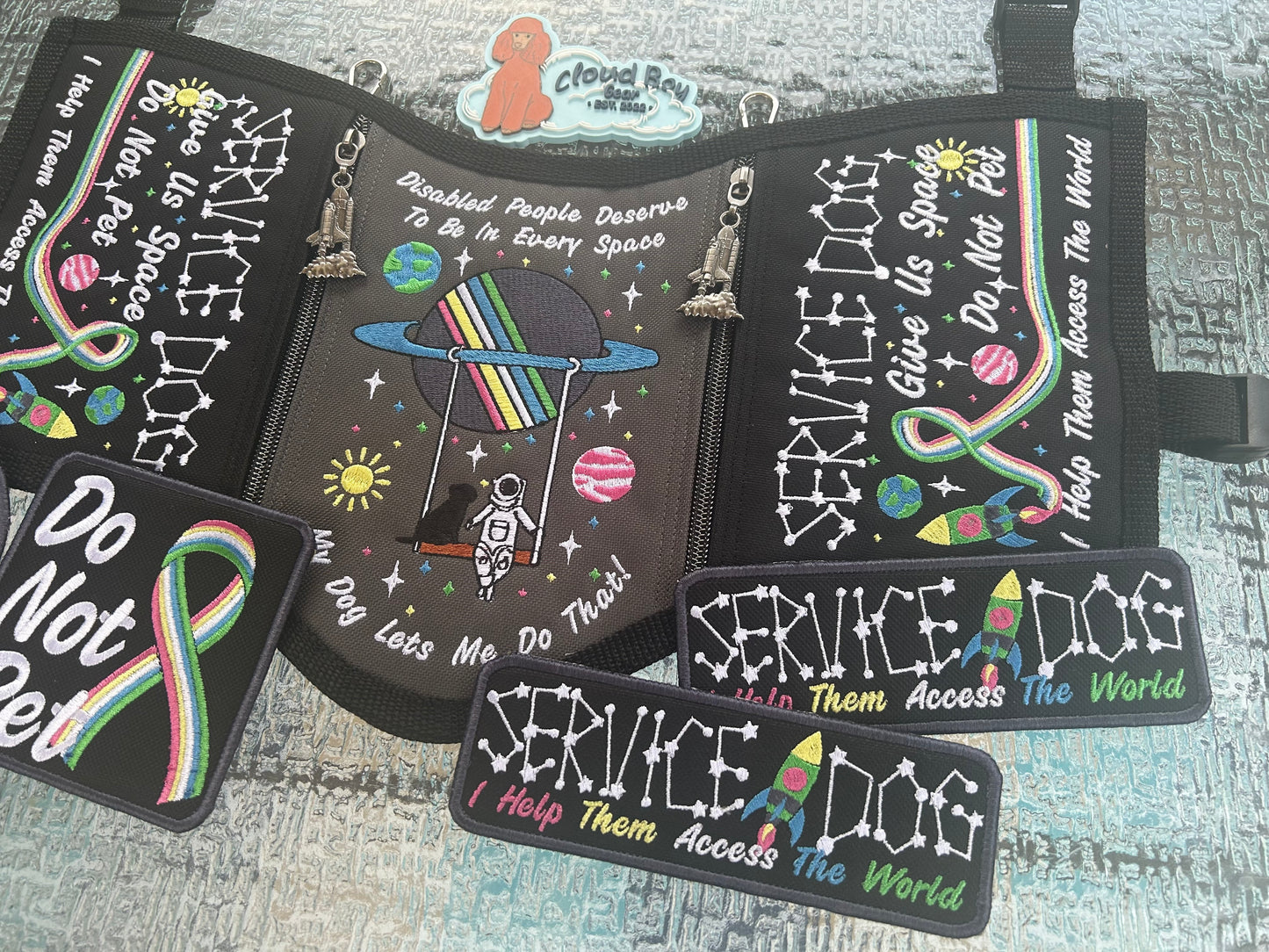 ♿️🚀 space disability pride set 🪐♿️