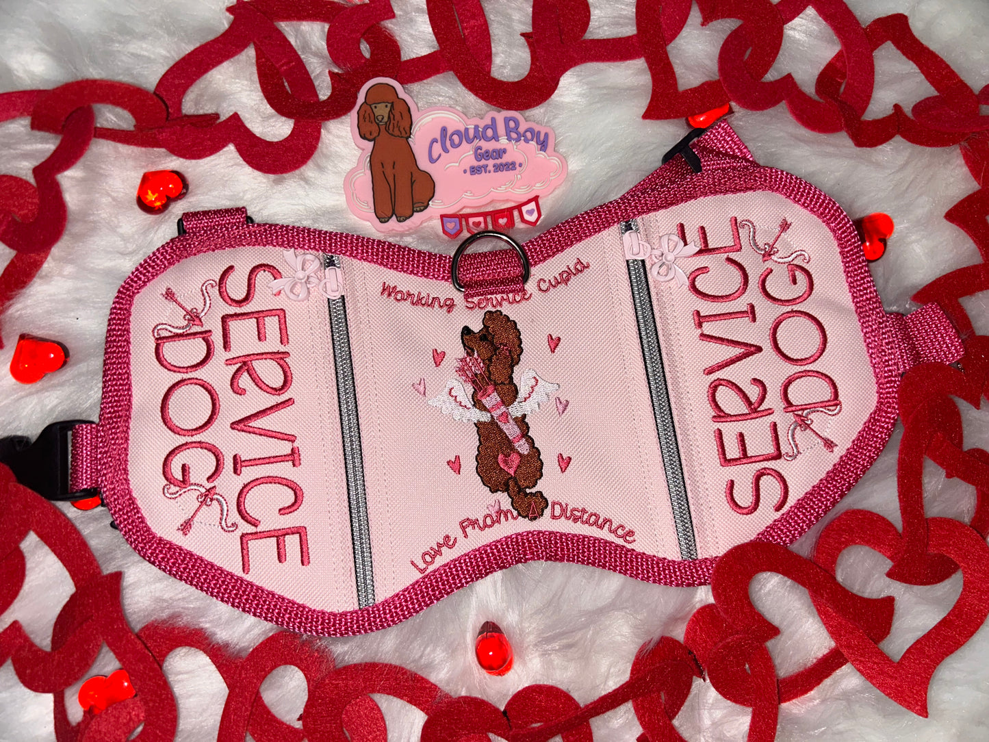 💗🐾 Cupid 12” Vest + Patch Set + Accessories