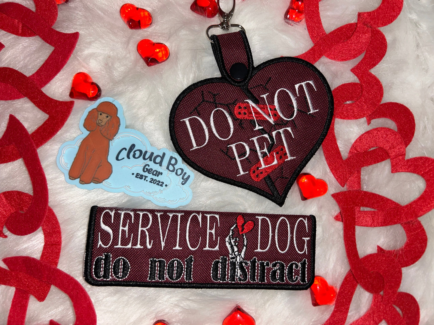 ❤️🖤 Broken Heart 14” Convertible + Patch Set + Accessories