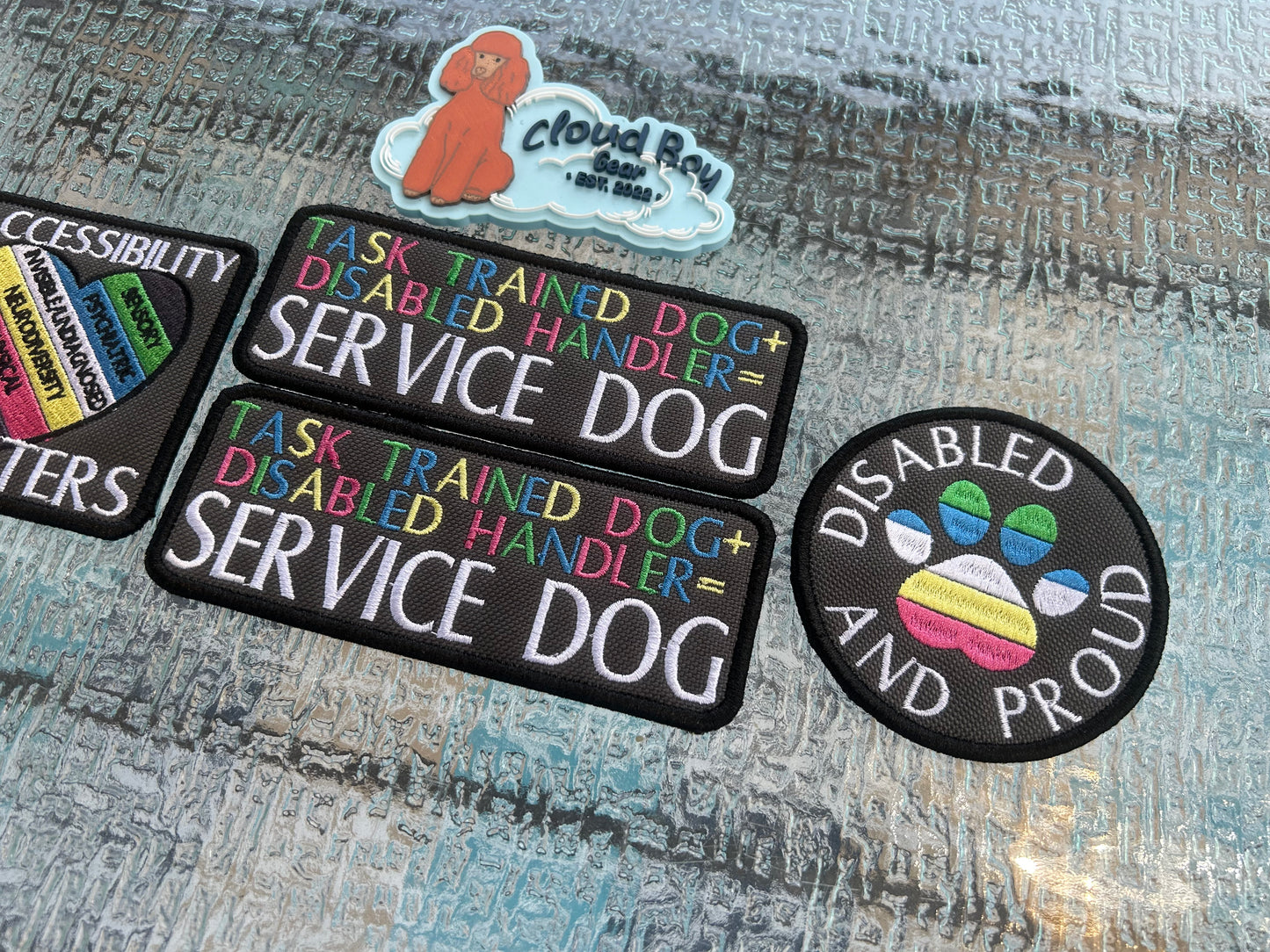 ♿️🥄disability pride flag set 🎗️⚕️
