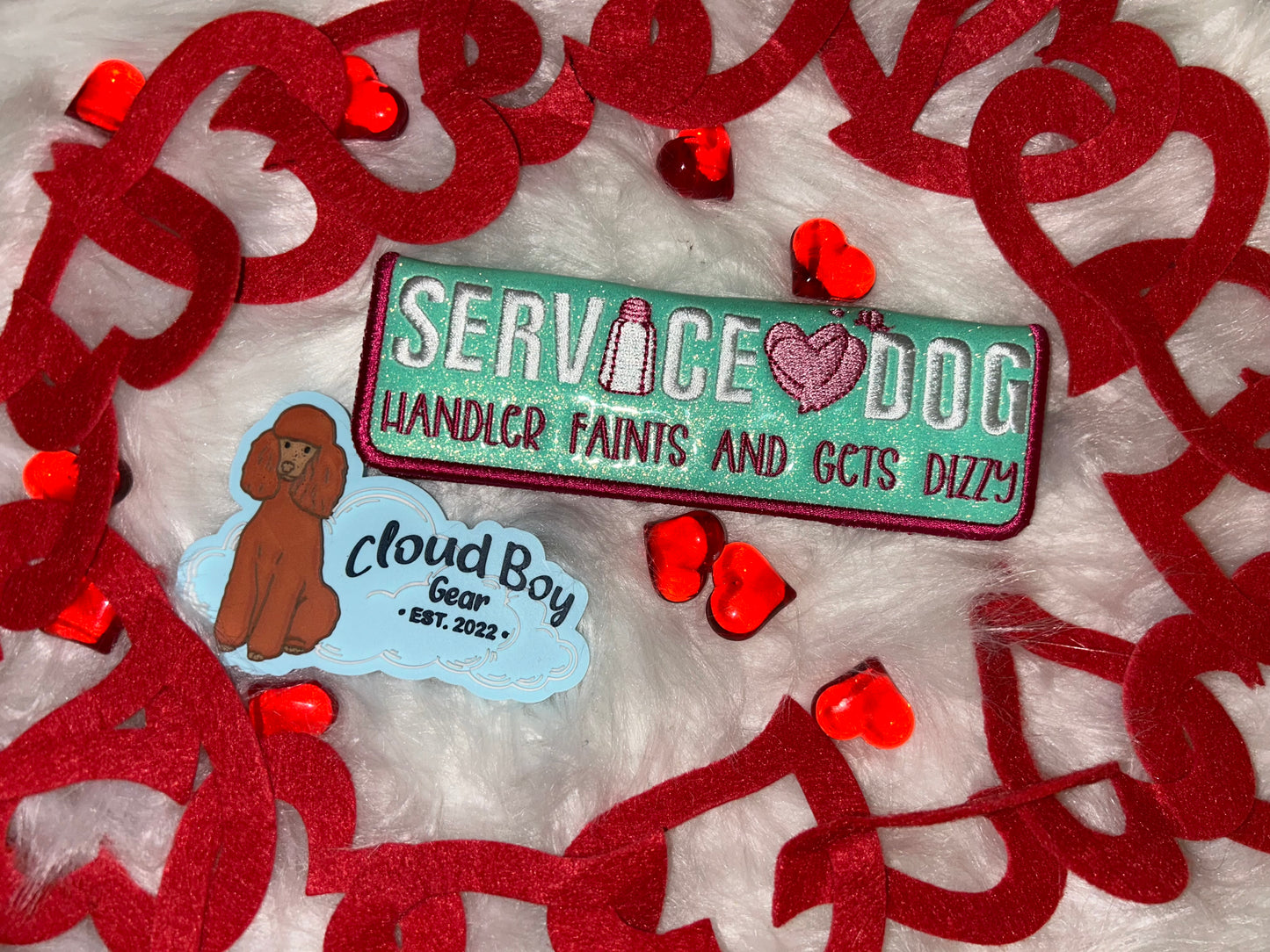 🫀💚 POTS 18” Convertible + OneTigris Patch Set + Leash Wrap