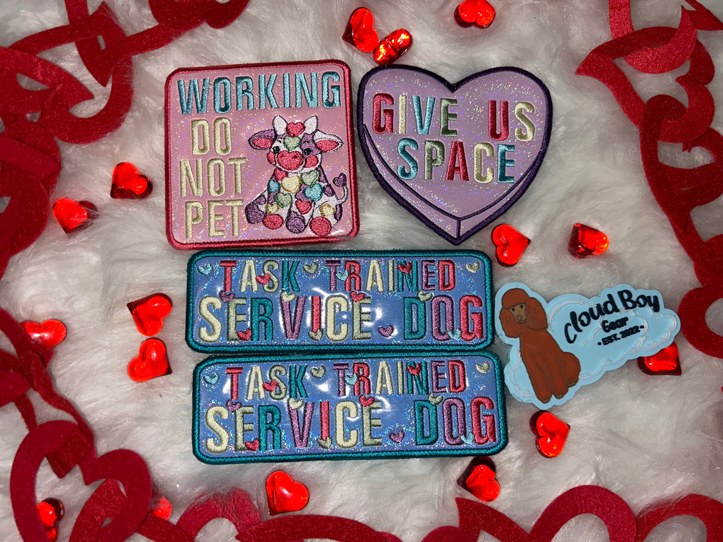 🐮💙Candy Hearts 16” Convertible + Patch Set + Accessories