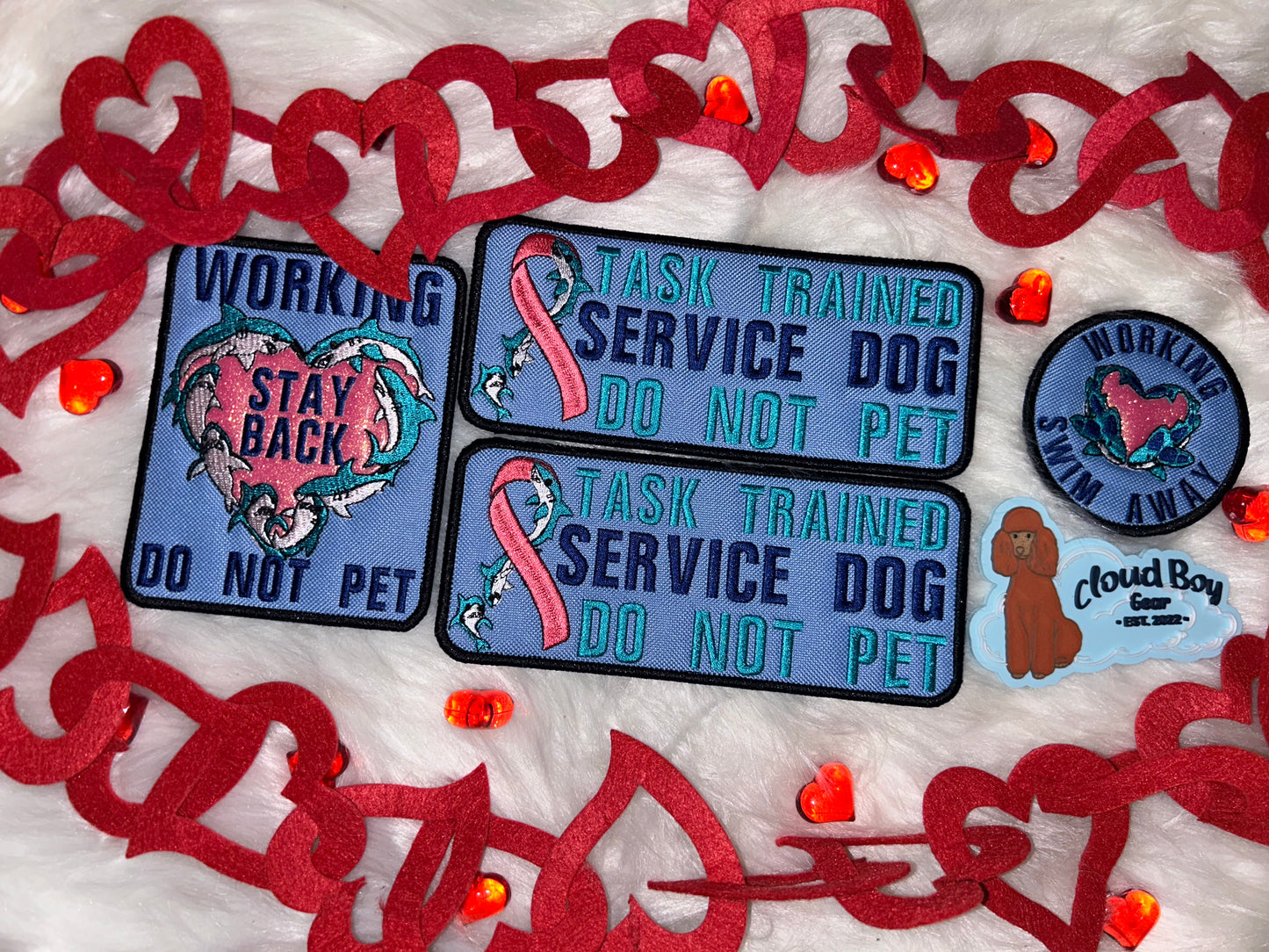 🦈💙Shark 18” Cape + OneTigris Patch Set + Accessories