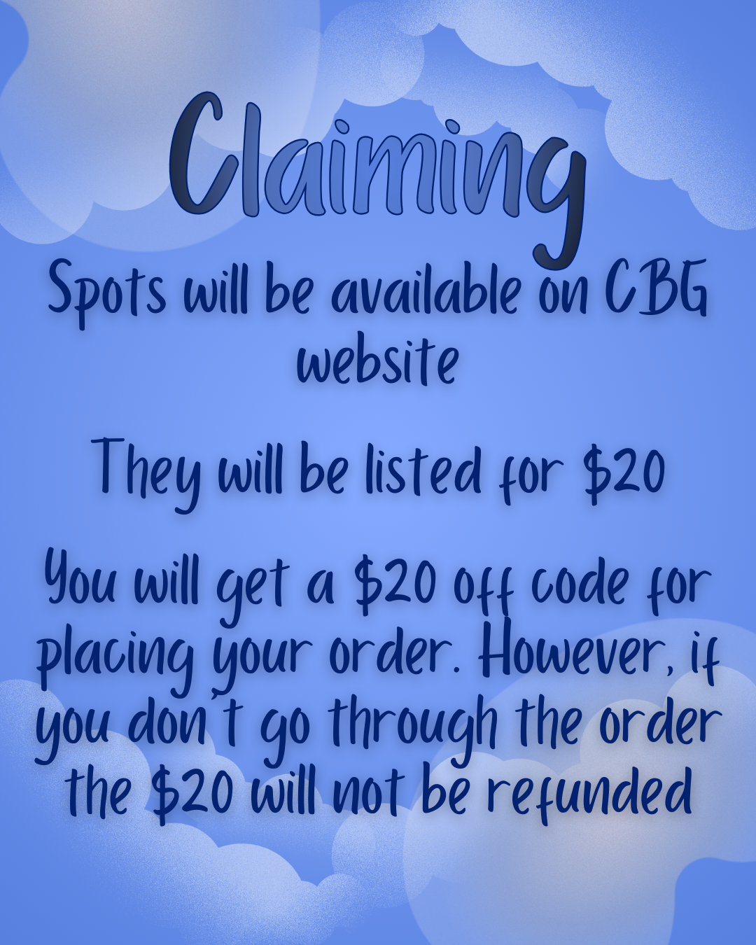 Custom Spot Claiming