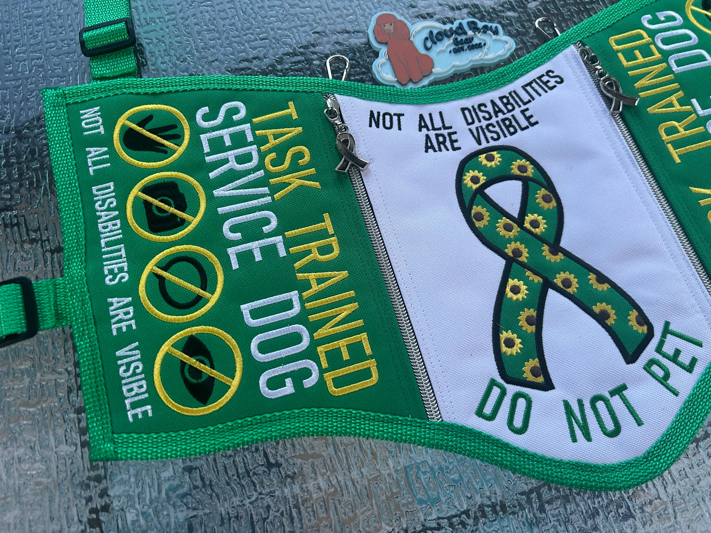 🎗️🌻invisible disability awareness ribbon set 🌻🎗️