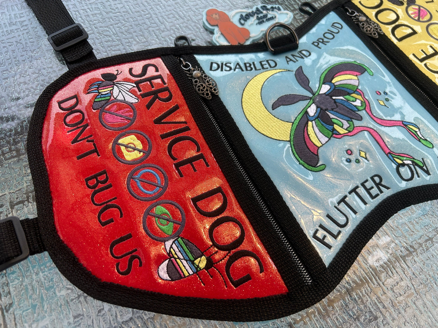 🐝♿️ insect disability pride set 🐞♿️