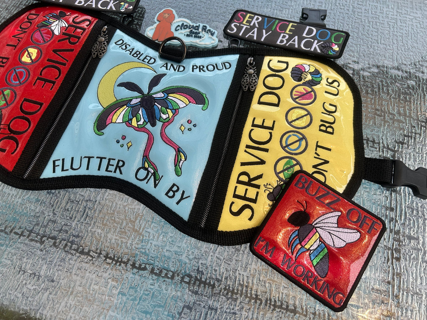🐝♿️ insect disability pride set 🐞♿️