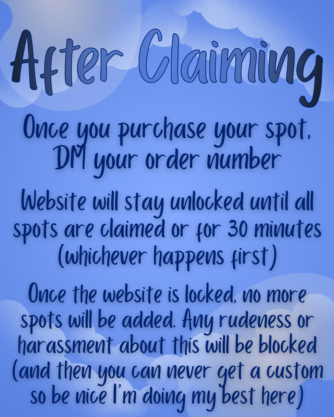 Custom Spot Claiming