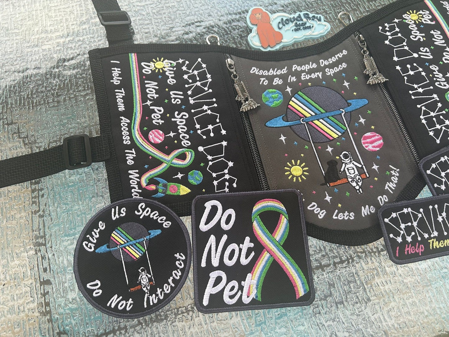 ♿️🚀 space disability pride set 🪐♿️