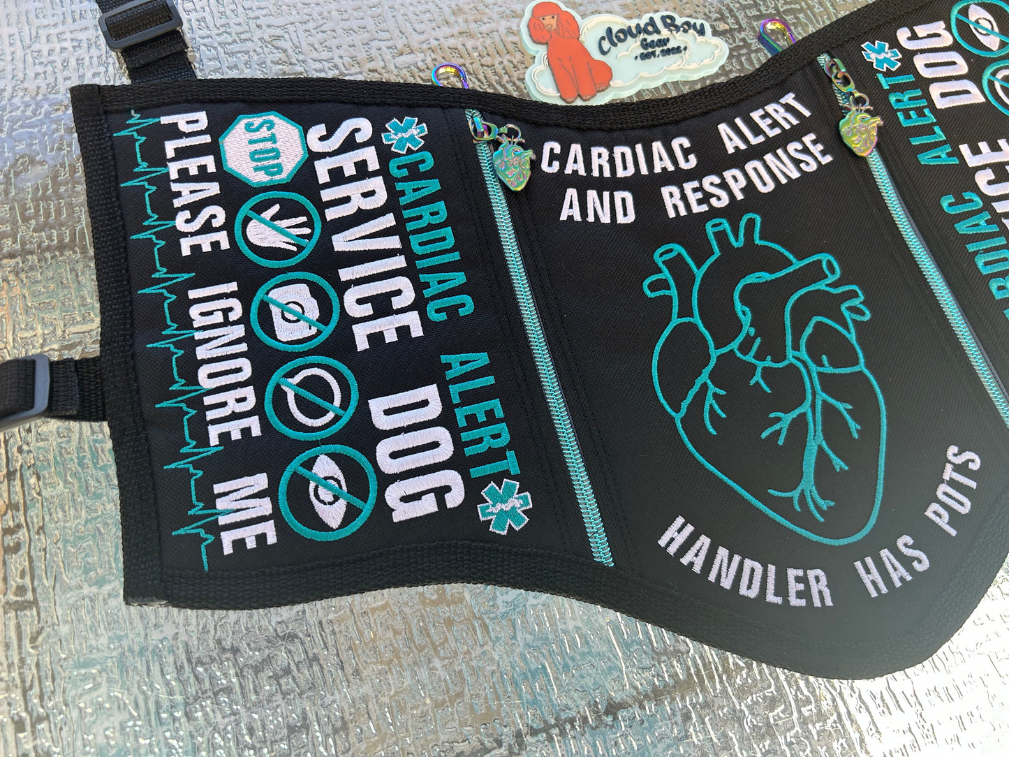 🩵🫀 black and teal pots set 🎗️⚕️