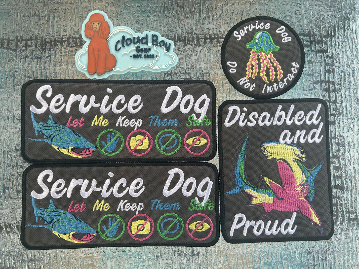 ♿️🦈 disability pride shark set 🐋♿️