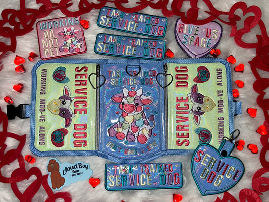 🐮💙Candy Hearts 16” Convertible + Patch Set + Accessories