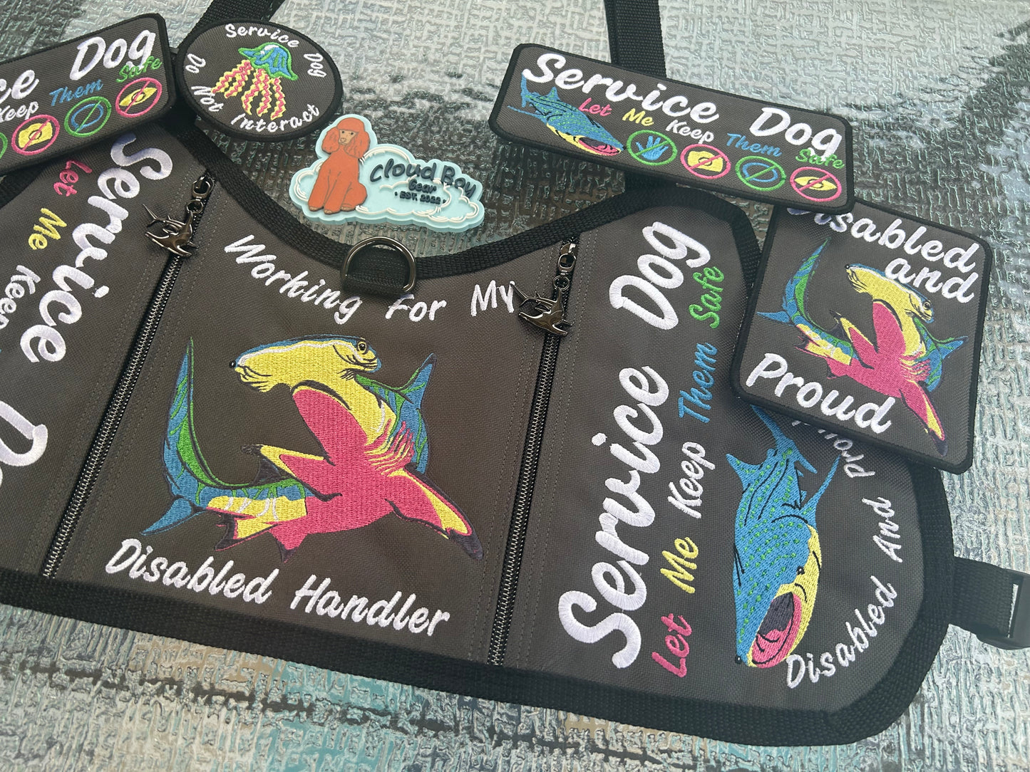 ♿️🦈 disability pride shark set 🐋♿️