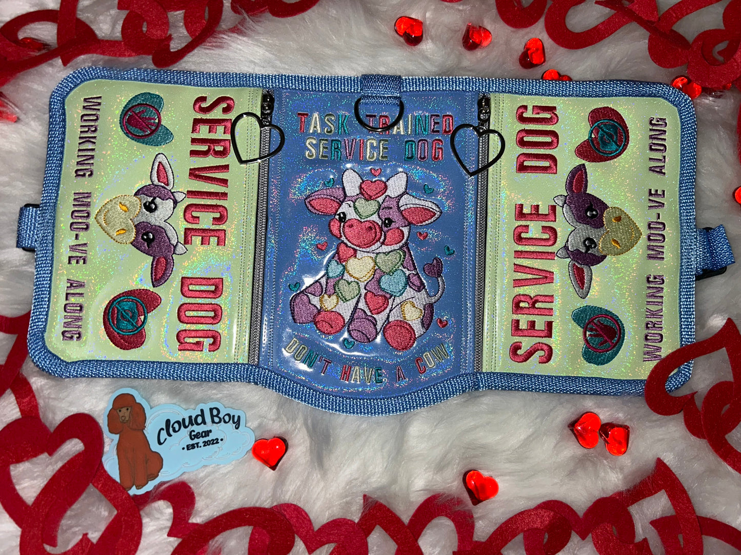 🐮💙Candy Hearts 16” Convertible + Patch Set + Accessories