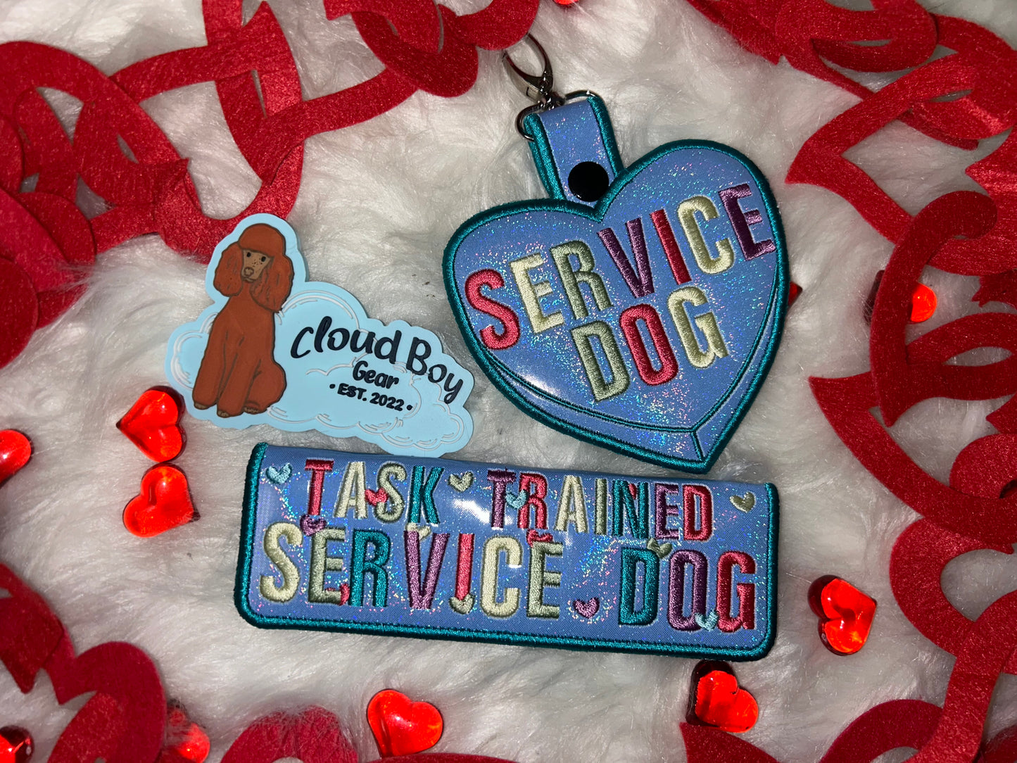 🐮💙Candy Hearts 16” Convertible + Patch Set + Accessories