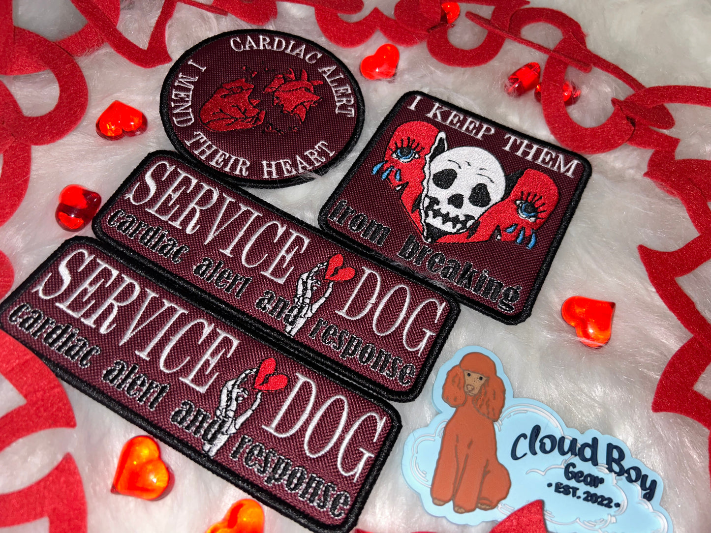 ❤️🖤 Broken Heart 14” Convertible + Patch Set + Accessories