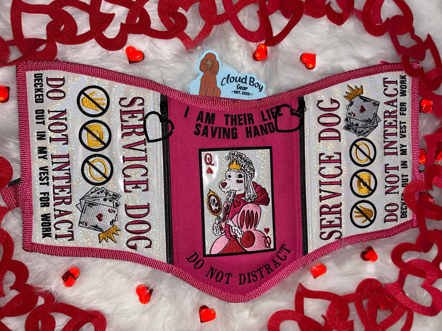 🃏💗 Queen of Hearts 18” Convertible + Patch Set + Accessories