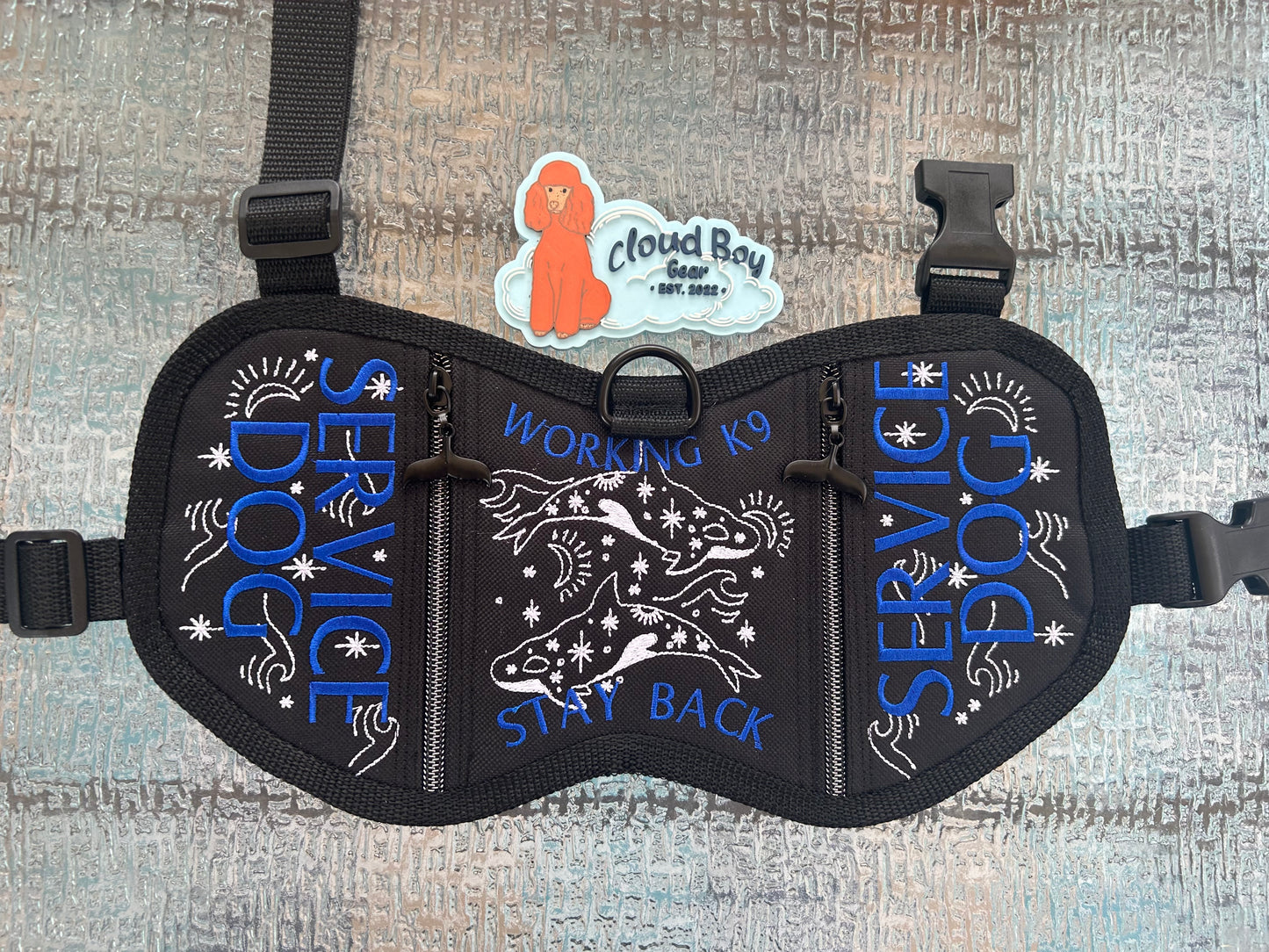 🫍🌞orca - 12” vest🌝🫍