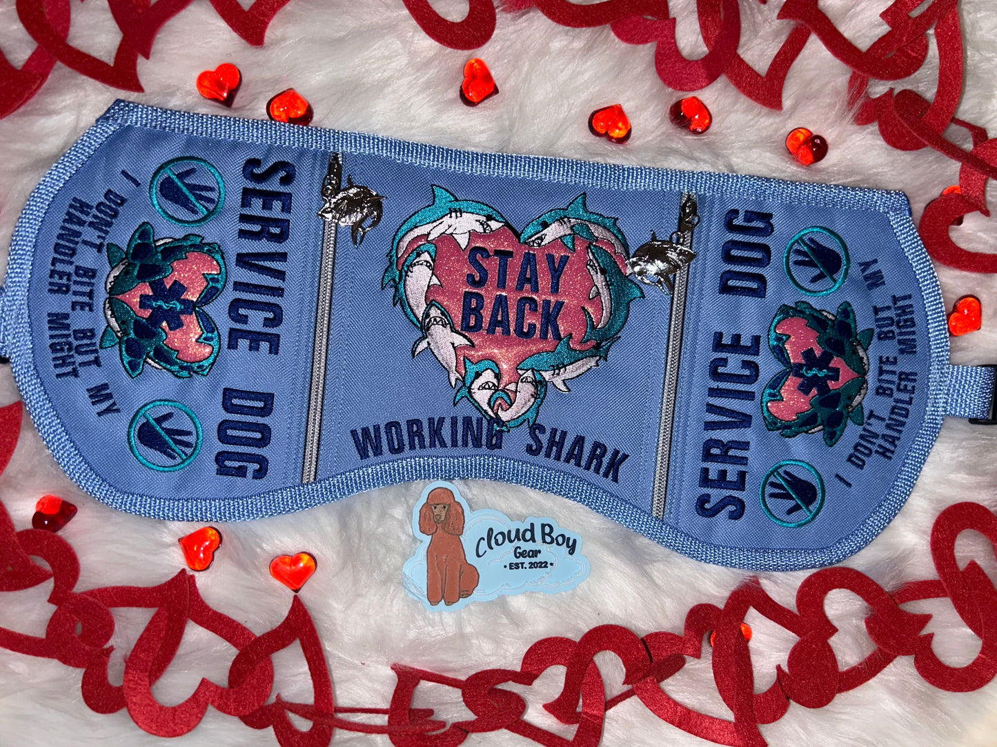 🦈💙Shark 18” Cape + OneTigris Patch Set + Accessories