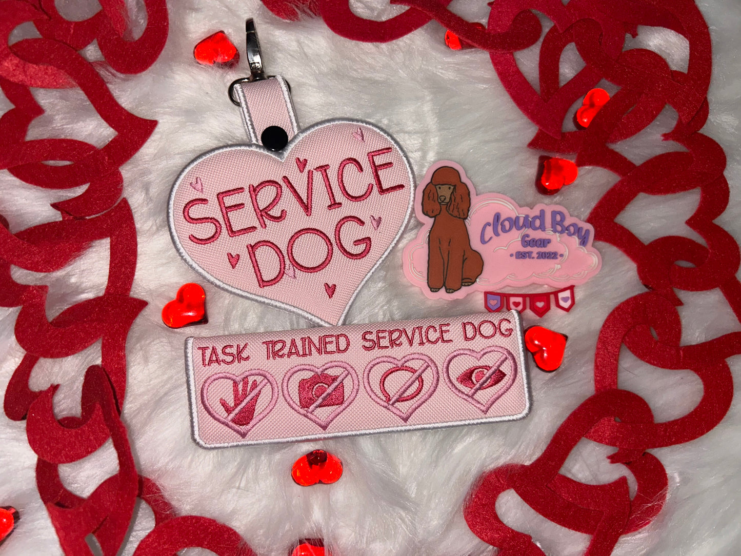 💗🐾 Cupid 12” Vest + Patch Set + Accessories